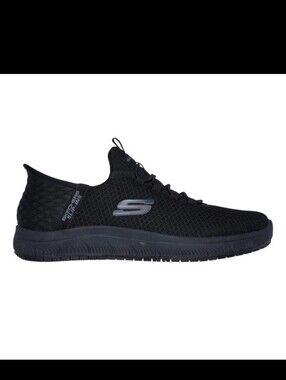 Skechers Men’s Black Slip-On Athletic Sneakers